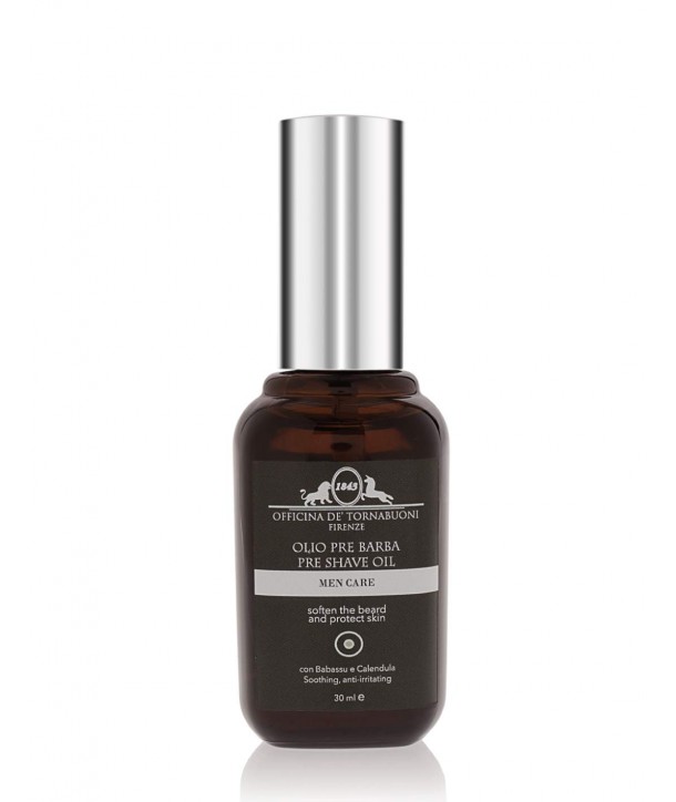 Pre Shave Oil is specially formulated to soften the beard and protect skin from shaving.