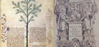 Ancient herbarium and recipe books